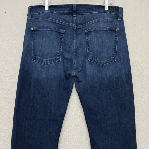 7 For All Mankind Standard Jeans Men's Size 36 Straight Leg Denim - Picture 6 of 10